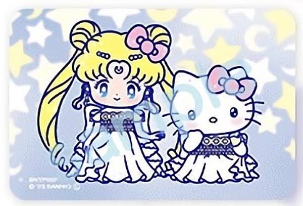 [Princesa Serenity x Hello Kitty (Estrella)] Juego de pegatinas troqueladas de personajes de Sailor Moon Eternal x Sanrio *Solo una pegatina