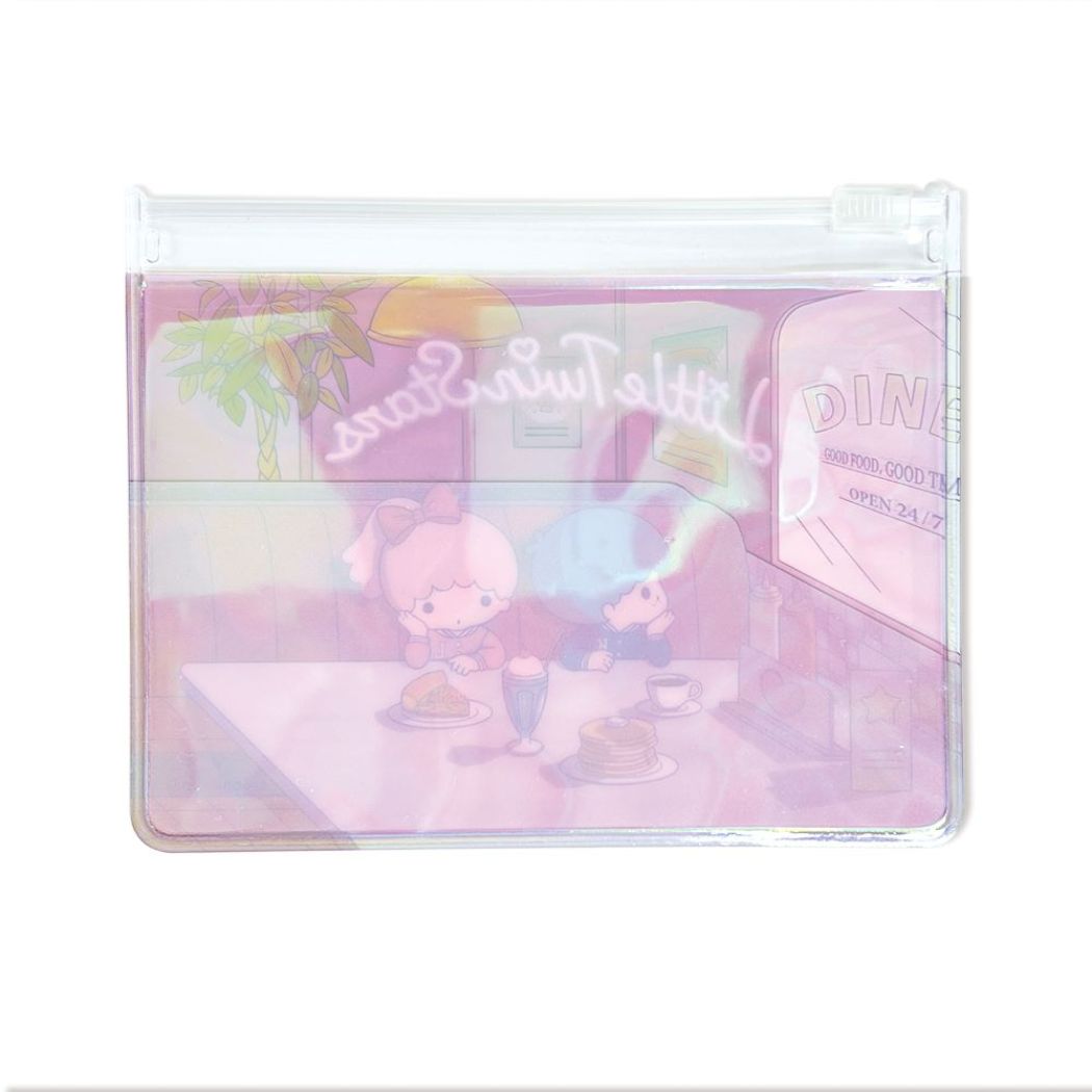 Kiki & Lala Mini Pouch Slider Case City Pop Sanrio M Plan Accessories Case Character Goods Mail-Can be Cinema Collection