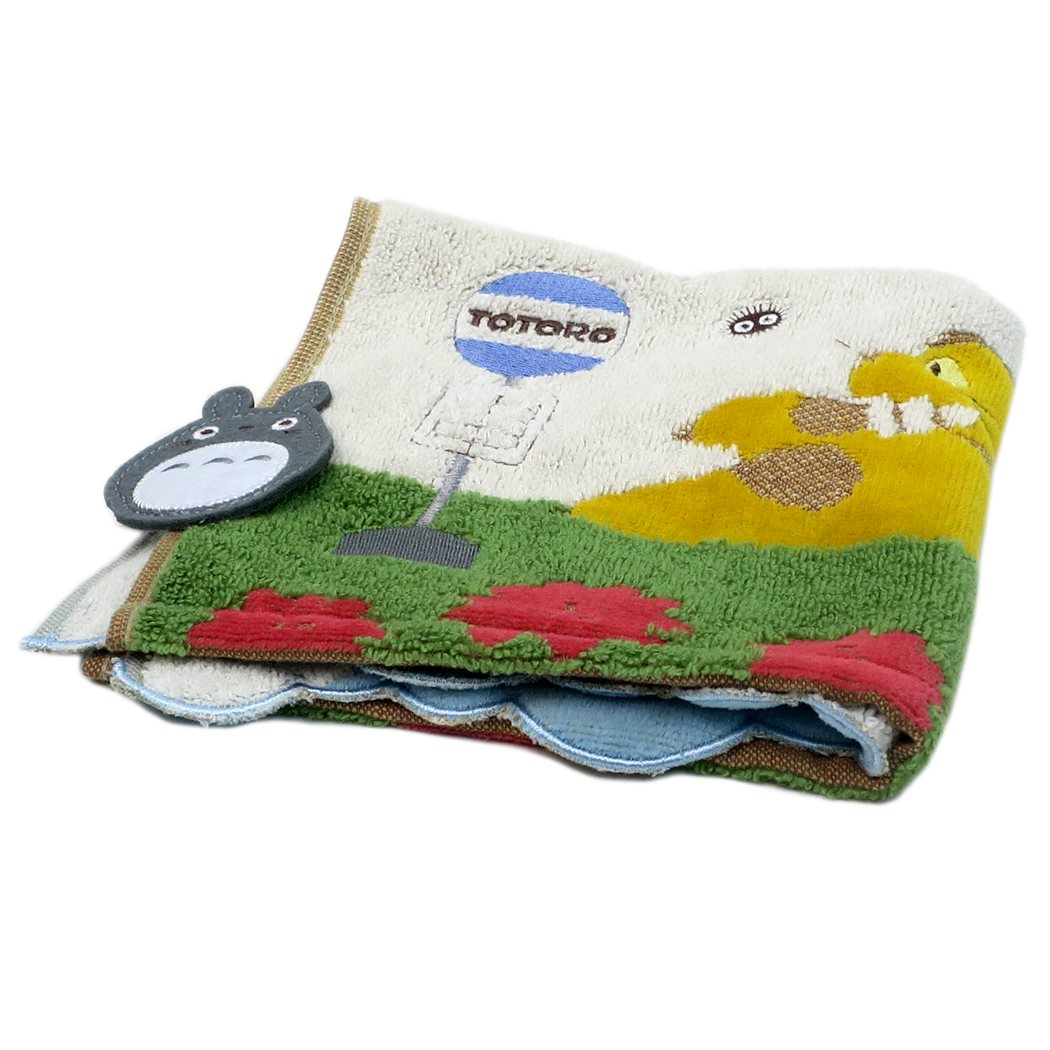 My Neighbor Totoro Hand Towel Jacquard Wash Towel Cat Bath and Totoro Studio Ghibli Marushin Gifts Miscellaneous Goods Character Goods Mail Order Cinema Collection Present Men's