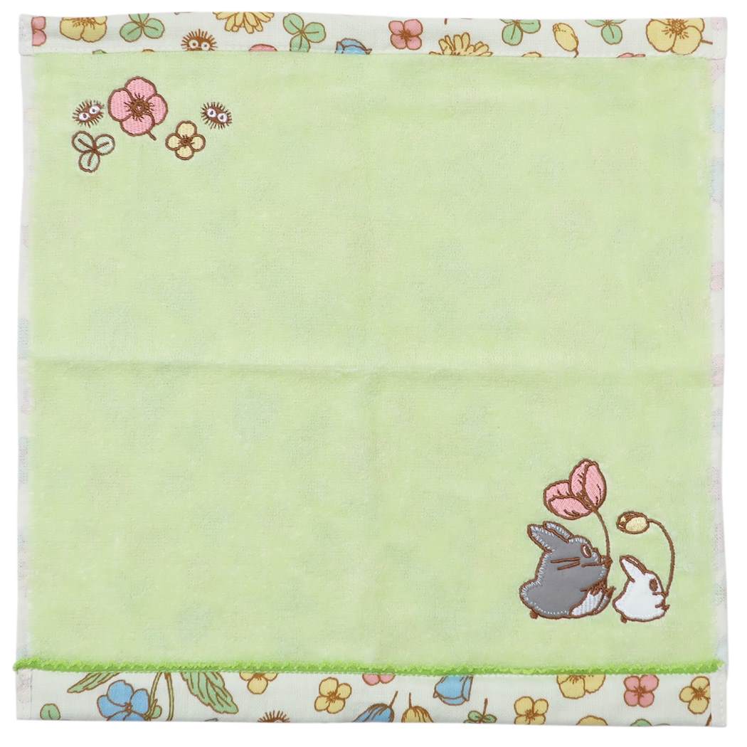 My Neighbor Totoro Organic Cotton Hand Towel Single-Sided Gauze Wash Towel Botanical Totoro Studio Ghibli Marushin Cute Character Goods Mail-Can be Cinema Collection P�