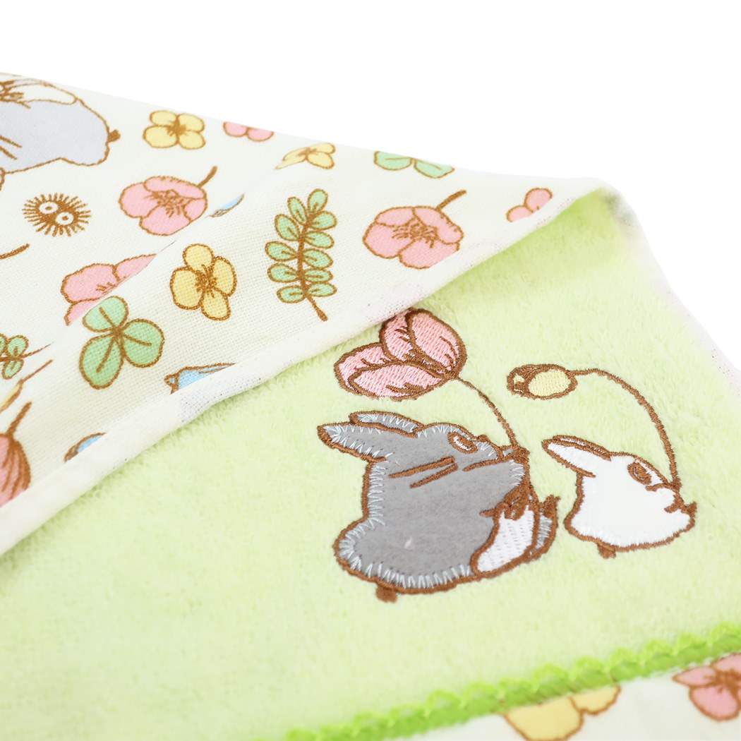 My Neighbor Totoro Organic Cotton Hand Towel Single-Sided Gauze Wash Towel Botanical Totoro Studio Ghibli Marushin Cute Character Goods Mail-Can be Cinema Collection P�