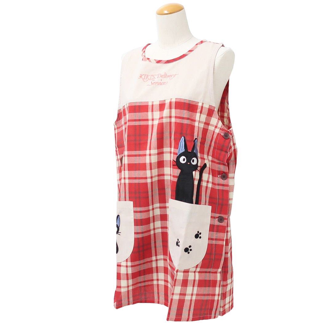 Kiki's Delivery Service Women's Apron, Apron, Gigi and Deck Brush, Studio Ghibli, Marushin, Kitchen Goods, Character Goods, Cinema Collection Mail Delivery Available