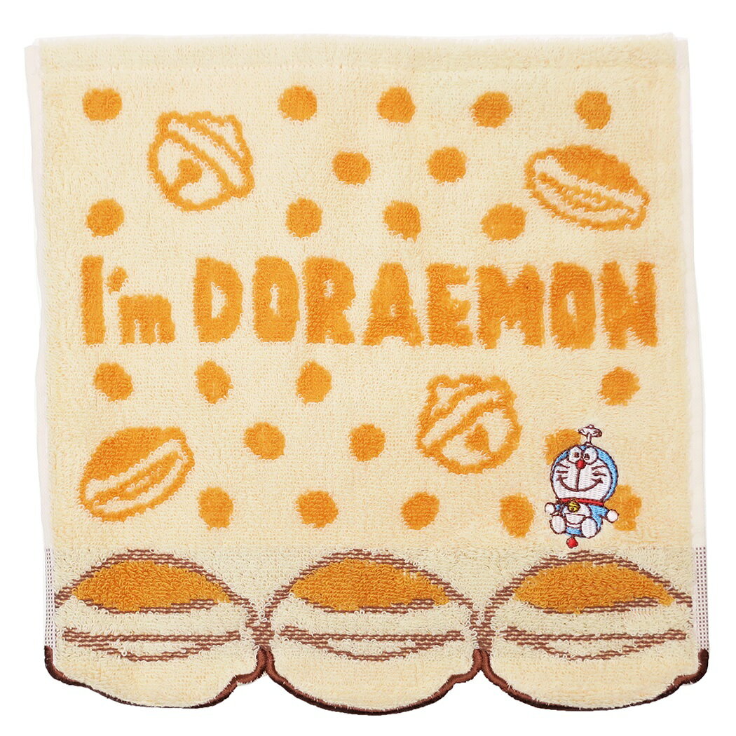 Doraemon Hand Towel Jacquard Wash Towel Flying Dorayaki Sanrio Marushin Gifts Miscellaneous Goods Anime Character Goods Mail Order Available Cinema Collection Present Boy