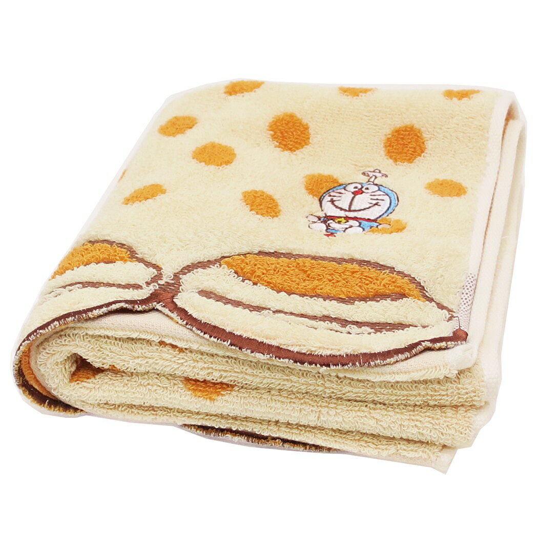 Doraemon Face Towel Jacquard Long Towel Flying Dorayaki Sanrio Marushin Gifts Miscellaneous Items Anime Character Goods Mail Order Available for Mail Delivery Cinema Collection