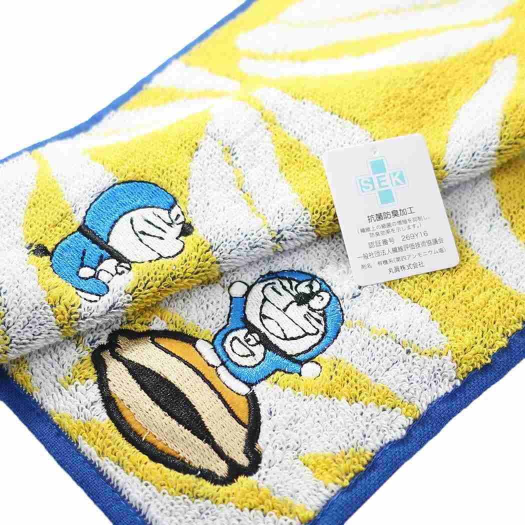 Doraemon Mini Towel Jacquard Handkerchief Towel Dorayaki World Sanrio Marushin Present Anime Character Goods Mail-Can be sent Cinema Collection Boys Girls Gift