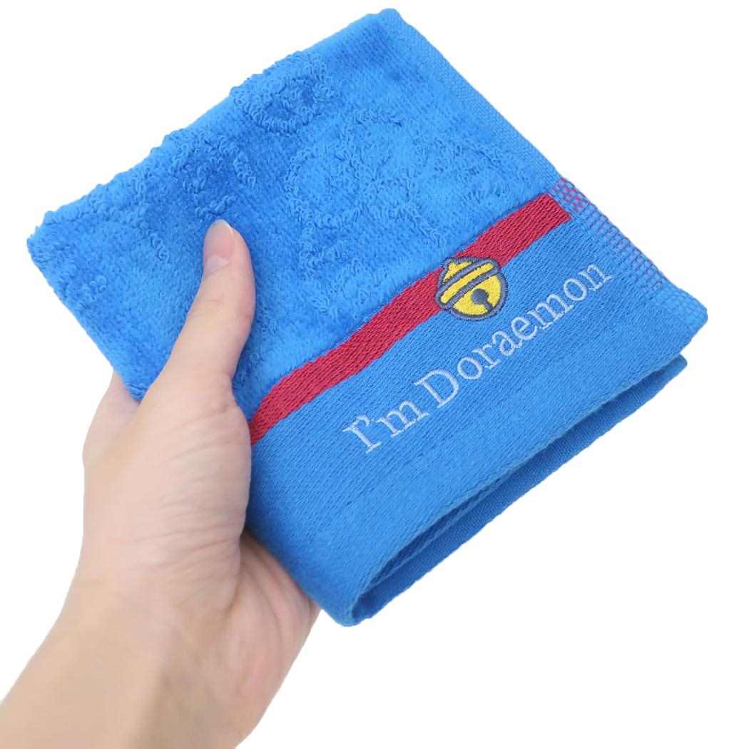 I'm Doraemon Mini Towel Shirring Handkerchief Towel Doraemon Suzu Sanrio Marushin Sweat Wipe Towel Anime Character Goods Available for Mail Delivery Cinema Collection