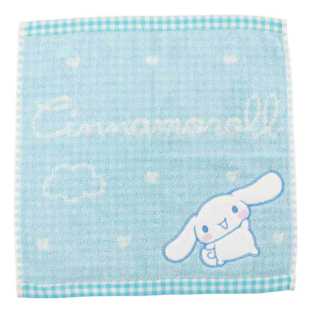 Cinnamoroll Hand Towel Antibacterial and Odor-resistant Jacquard Carry Towel Cute Candy Sanrio Marushin Present Character Goods Mail-Can be Cinema Collection Boys Girls Gift