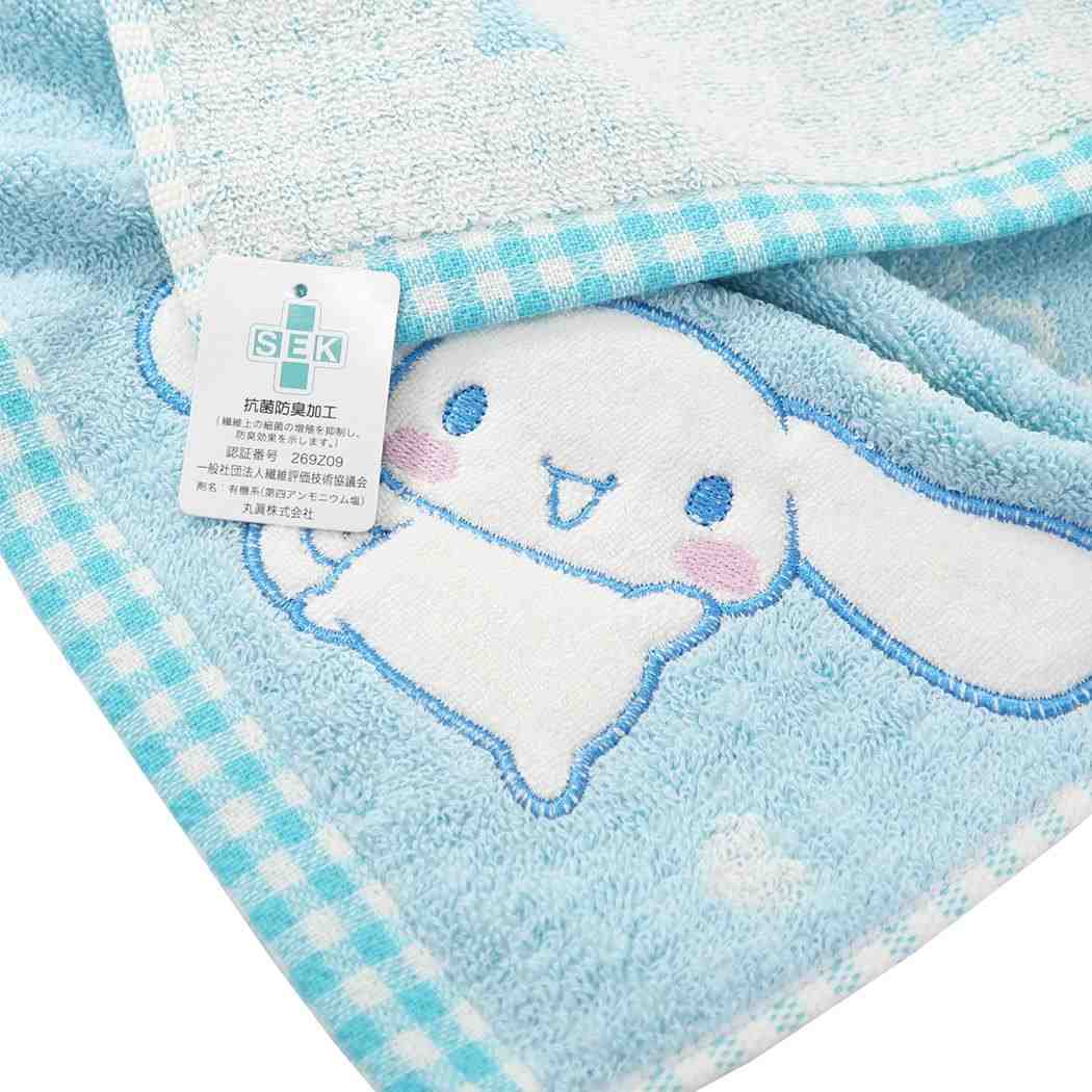 Toalla de mano Cinnamoroll antibacteriana y resistente a los olores, toalla de transporte de jacquard, lindos dulces, Sanrio Marushin, artículos de regalo de personajes, se pueden enviar por correo, colección de cine, regalo para niños y niñas