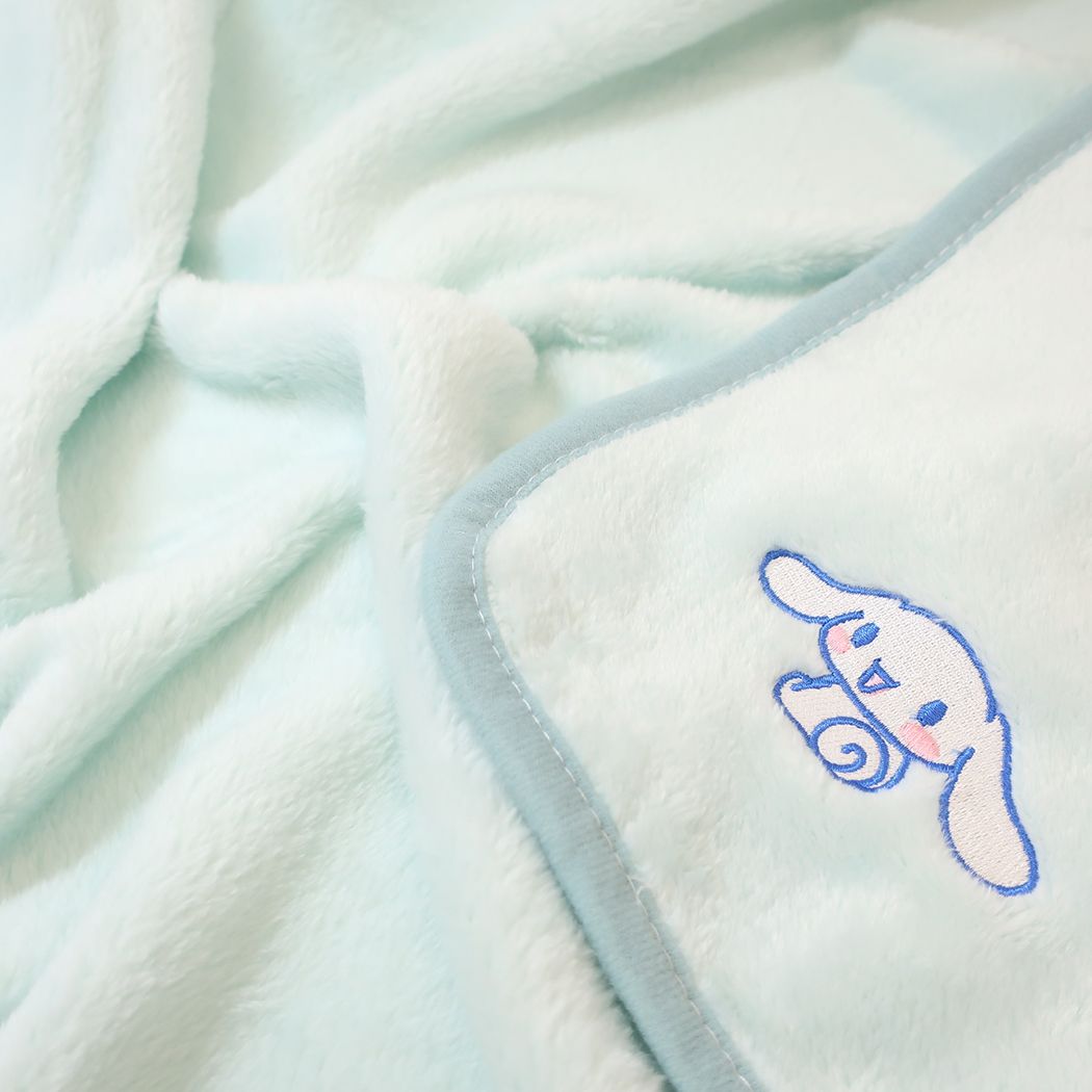 Cinnamoroll Knee blanket Mascot Drawstring Blanket Fluffy Cinnamon Sanrio Marushin Warmer Goods Cold Protection Supplies Storage Bag Character Goods Cinema Collection