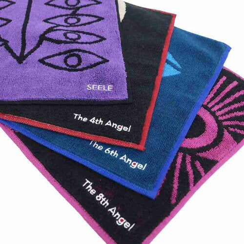 Toalla de pañuelo de jacquard Mini toalla Evangelion Seele Marushin Toalla para secar el sudor Antibacteriana y desodorizante Anime Entrega por correo disponible