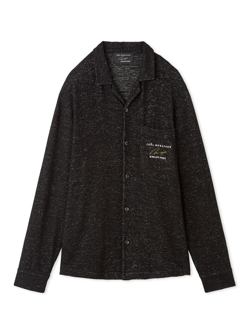 [SALE/30% OFF] [JOEL ROBUCHON] [HOMME] Snow shirt gelato pique Gelato Pique Tops Shirts and Blouses Black [RBA_E] [Free Shipping] [Rakuten Fashion]