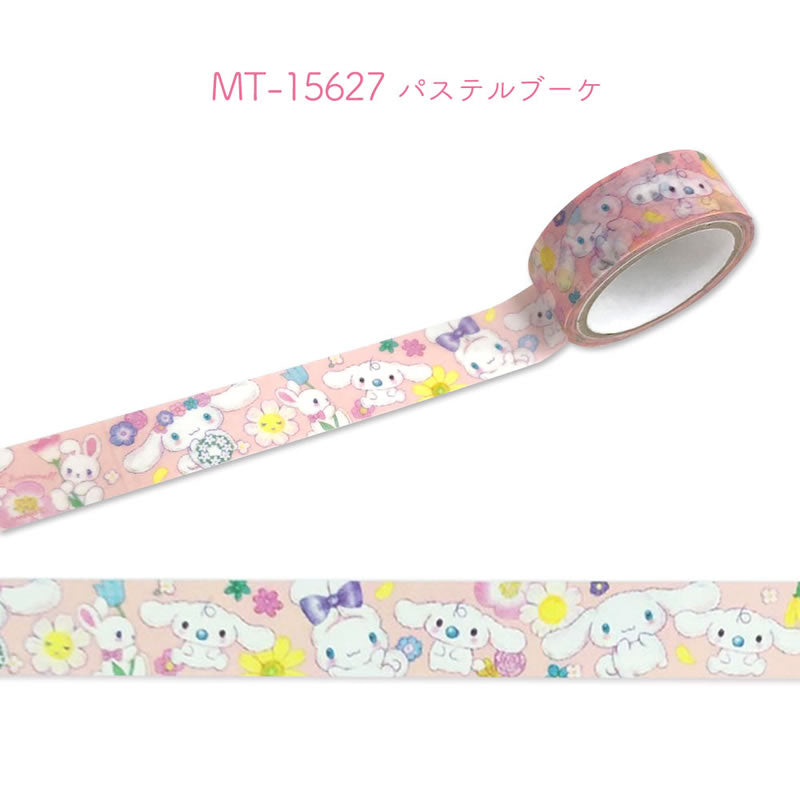 [Manufacturer's Official/Close Pin] Masking Tape Sanrio Characters x Takei Miki 3rd Collection 3rd Edition Cute Cinnamoroll Pochakko My Melody Kuromi Hangyodon Tattoo