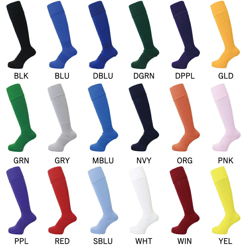 Football Park Original Plain Soccer Stockings for Adults Junior Socks Socks MUJI