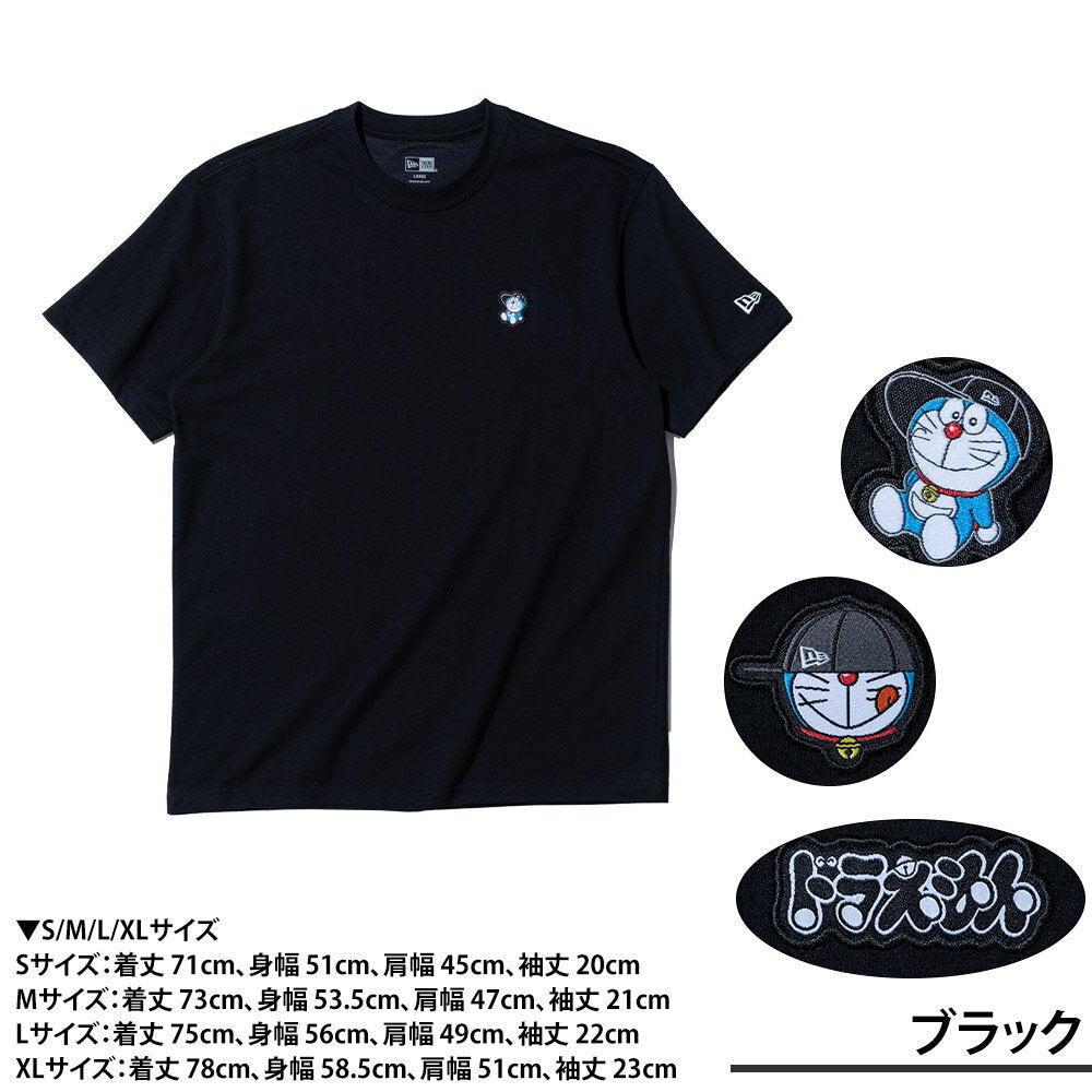 [Up to 12x points with Rakuten Card] [2025 New Product Limited] New Era T-shirt Short Sleeve S M L XL Doraemon Collaboration NEW ERA 3 Pack Assorted Patch 71cm-78cm Men's Women's Limited Model Best Distribution