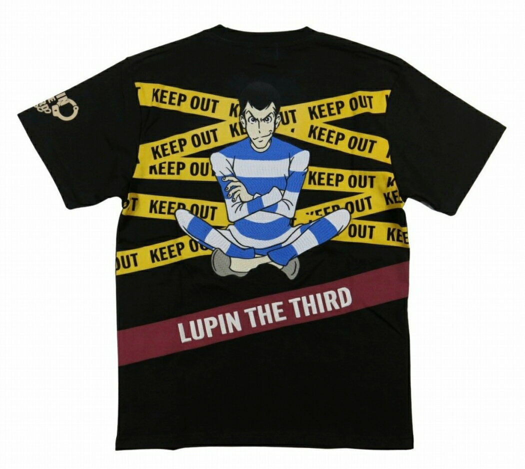 [4 sizes] nc241 New LUPIN THE THIRD Lupin the Third 50th Anniversary Model Lupin the Third Embroidered Short Sleeve T-Shirt LPN-2101 Men's 50th ANNIVERSARY SHORT SLEEVES T-SHIRT T-Shirt Vanson [smtb-kd]