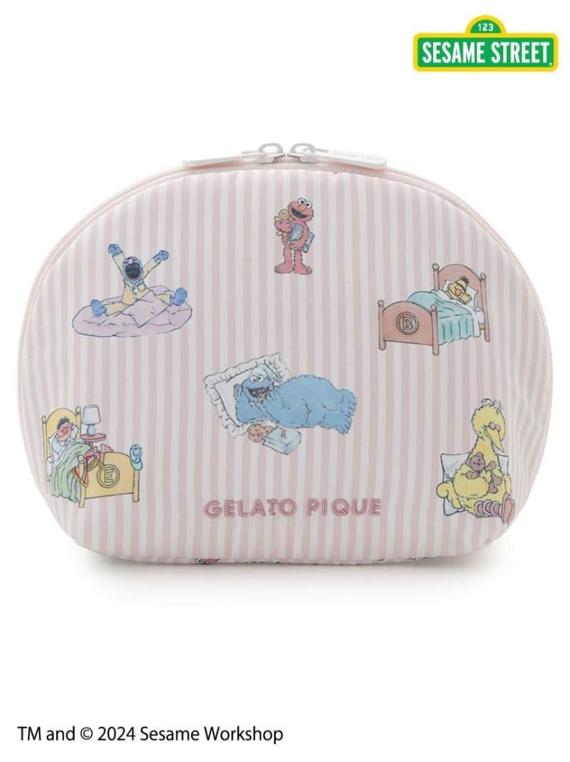 [SALE/30% OFF] [SESAME STREET] Pouch gelato pique Wallet, Pouch, Case Pouch, Pink, Blue [RBA_E] [Rakuten Fashion]