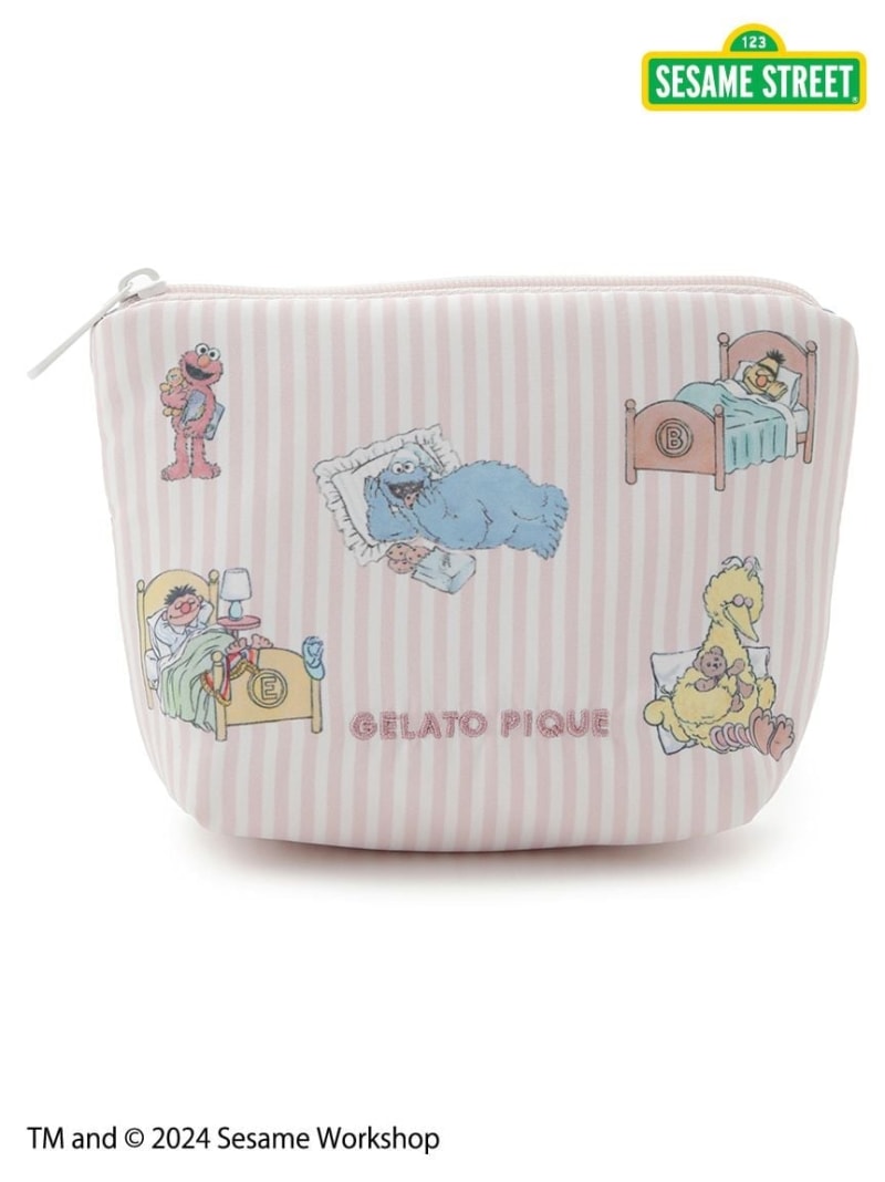 [SALE/30% OFF] [SESAME STREET] Tissue pouch gelato pique Wallet, pouch, case Pouch, pink, blue [RBA_E] [Rakuten Fashion]