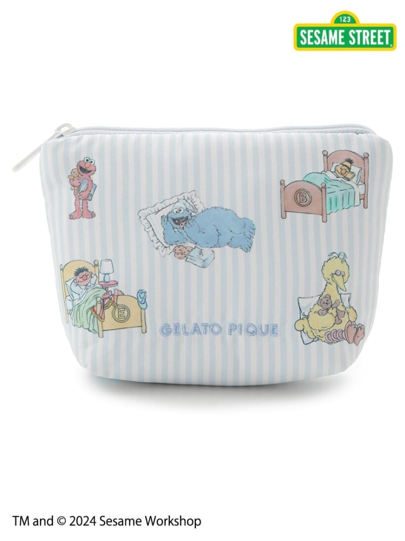 [SALE/30% OFF] [SESAME STREET] Tissue pouch gelato pique Wallet, pouch, case Pouch, pink, blue [RBA_E] [Rakuten Fashion]