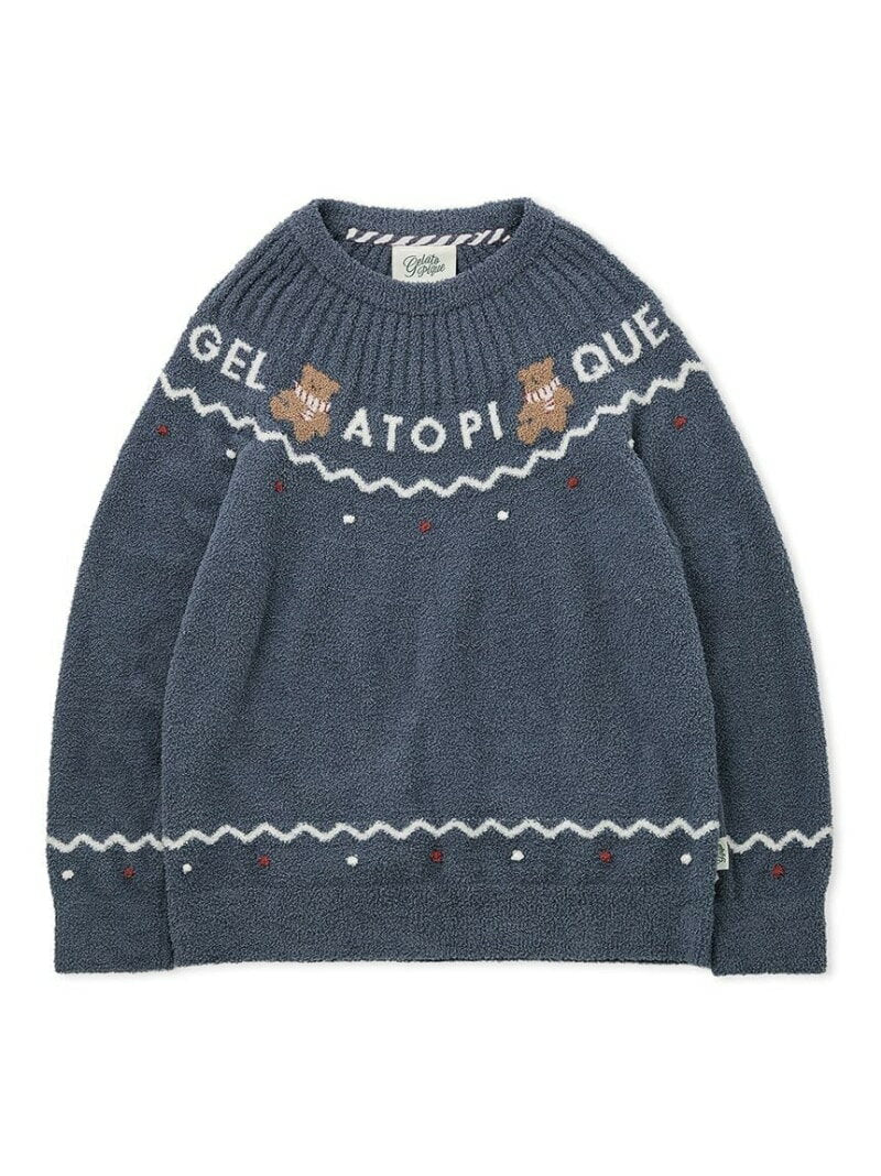 [SALE/30% OFF] [HOLIDAY] [HOMME] Nordic pullover gelato pique gelato pique top sweatshirt/sweater navy [RBA_E] [Free shipping] [Rakuten Fashion]