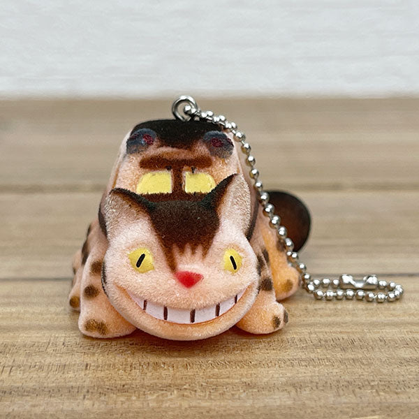 Studio Ghibli Flocking Keychain Mi vecino Totoro [Cat Bus] Mascota/Figura/Llavero/Regalo/Presente/Artículos varios/Artículos/Lindo/Elegante/Studio Ghibli/Personaje