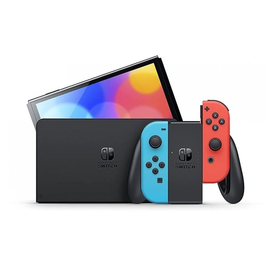 Nintendo Switch OLED Model Joy-Con (L) Neon Blue/(R) Neon Red HEG-S-KABAA Nintendo [New Product] [Can be used together] [Same-day shipping, Saturdays, and public holidays] [Free shipping]