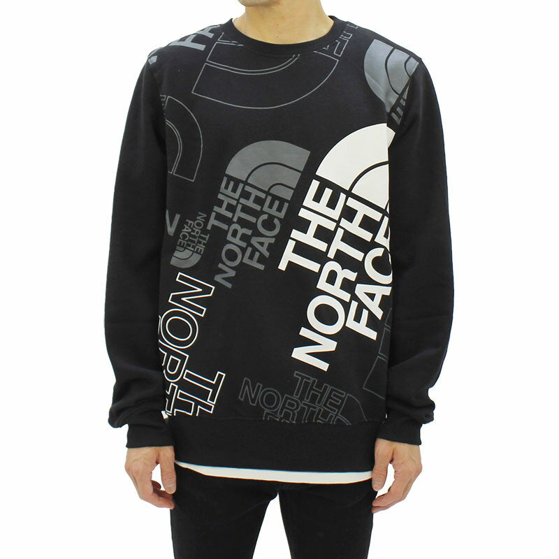 THE NORTH FACE Mens Graphic Injection Crew Crew Neck Sweatshirt Men's nf0a7uo6