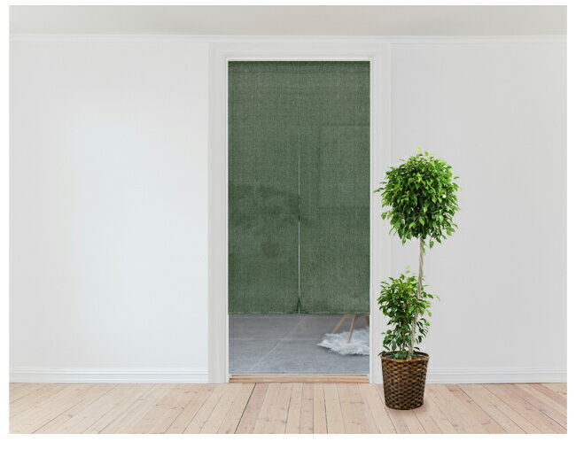 Noren, stylish, curtain, partition, privacy, plain, muji, simple, natural, casual, chambray, 85 x 150cm