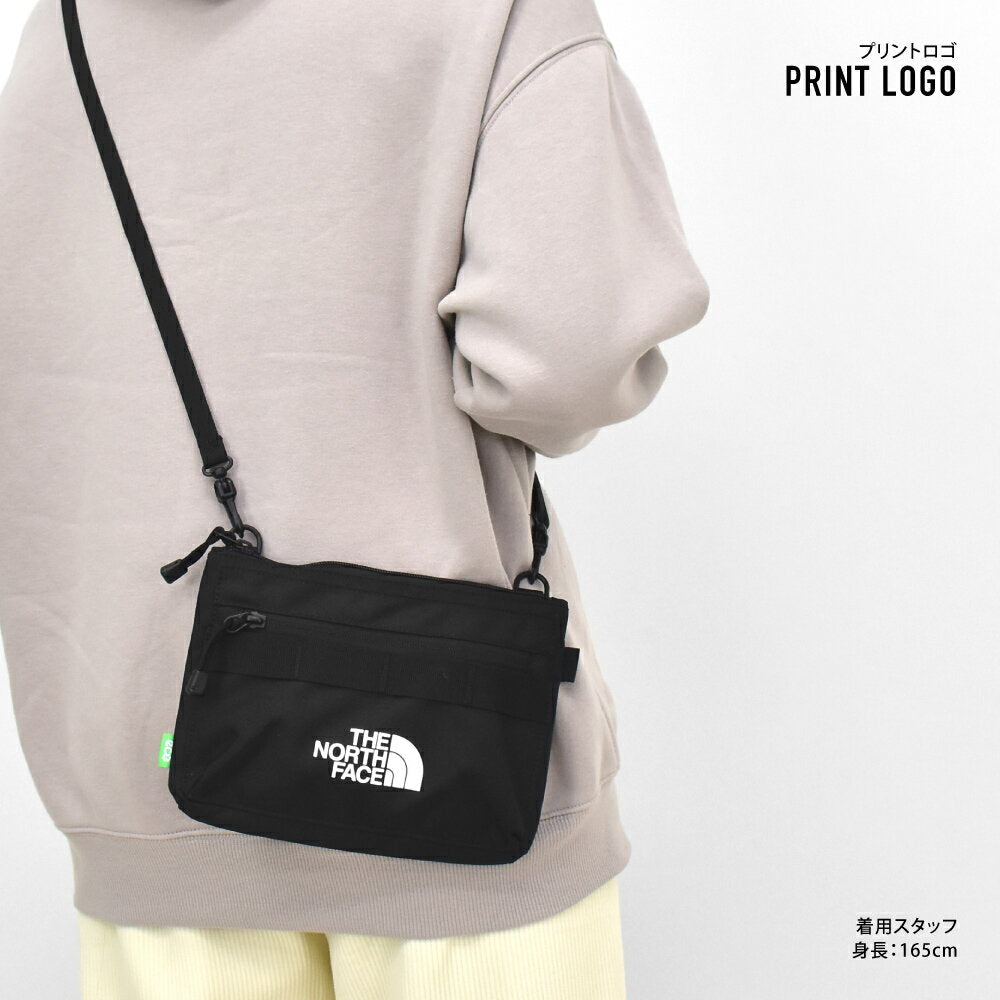 The North Face North Face Sacoche Shoulder Bag Mini Bag Logo Black Sustainability Eco Shoulder Belt Adult Women Men Women Men Unisex College Student High School Student