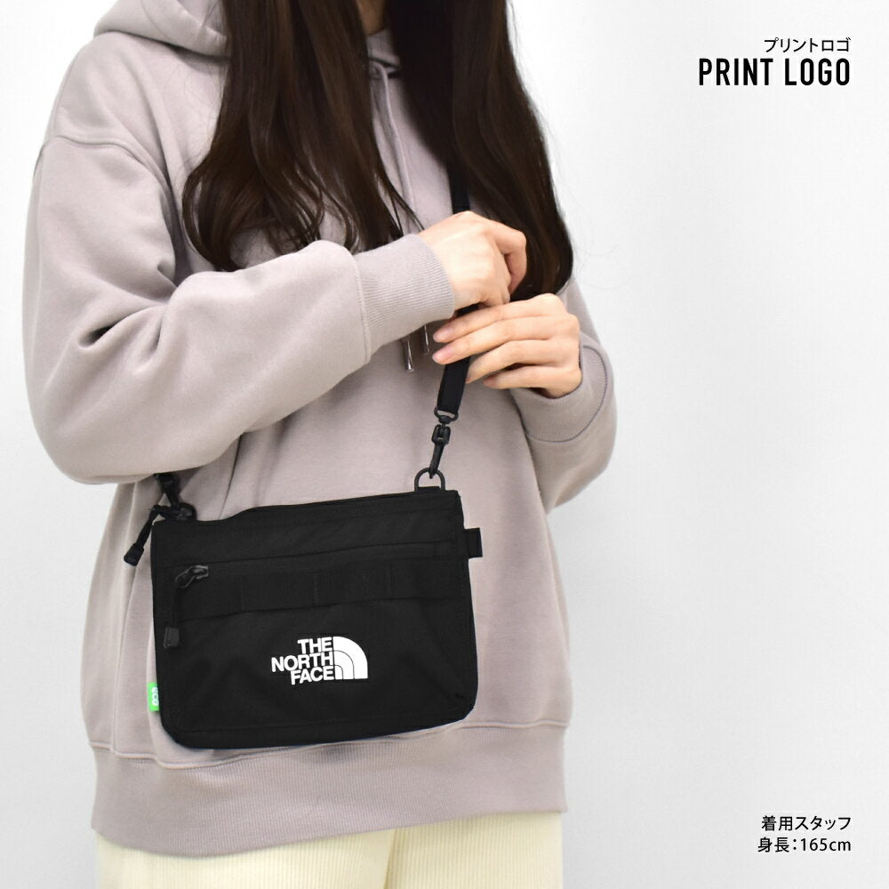 The North Face North Face Sacoche Shoulder Bag Mini Bag Logo Black Sustainability Eco Shoulder Belt Adult Women Men Women Men Unisex College Student High School Student