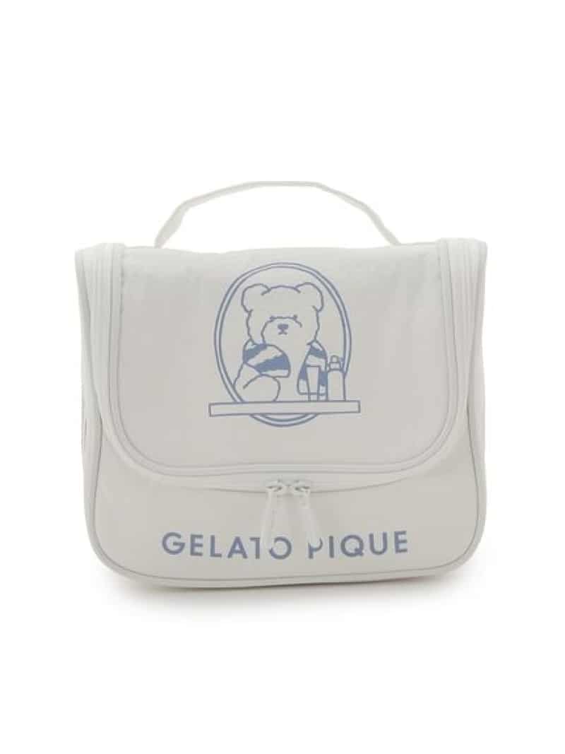 Hanging Pouch gelato pique Wallet, Pouch, Case Pouch, White Navy [Free Shipping] [Rakuten Fashion]