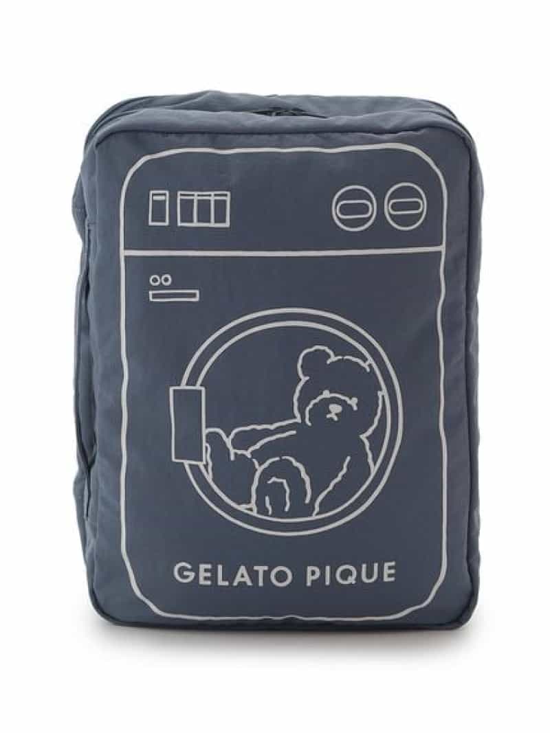 Travel Pouch M gelato pique Gelato Pique Wallet, Pouch, Case Pouch, Navy, White [Free Shipping] [Rakuten Fashion]