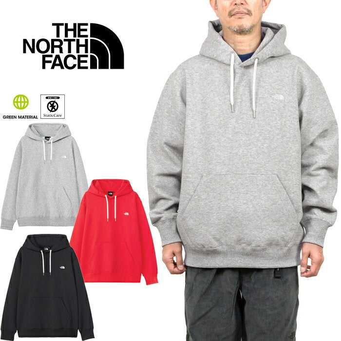 THE NORTH FACE NT62342 Small Logo Heather Sweat Hoodie SMALL LOGO HEATHER SWEAT HOODIE Pullover Hoodie Outdoor Men's Women's Fleece Lined Thick Heat Insulation Quick Drying 3 Colors