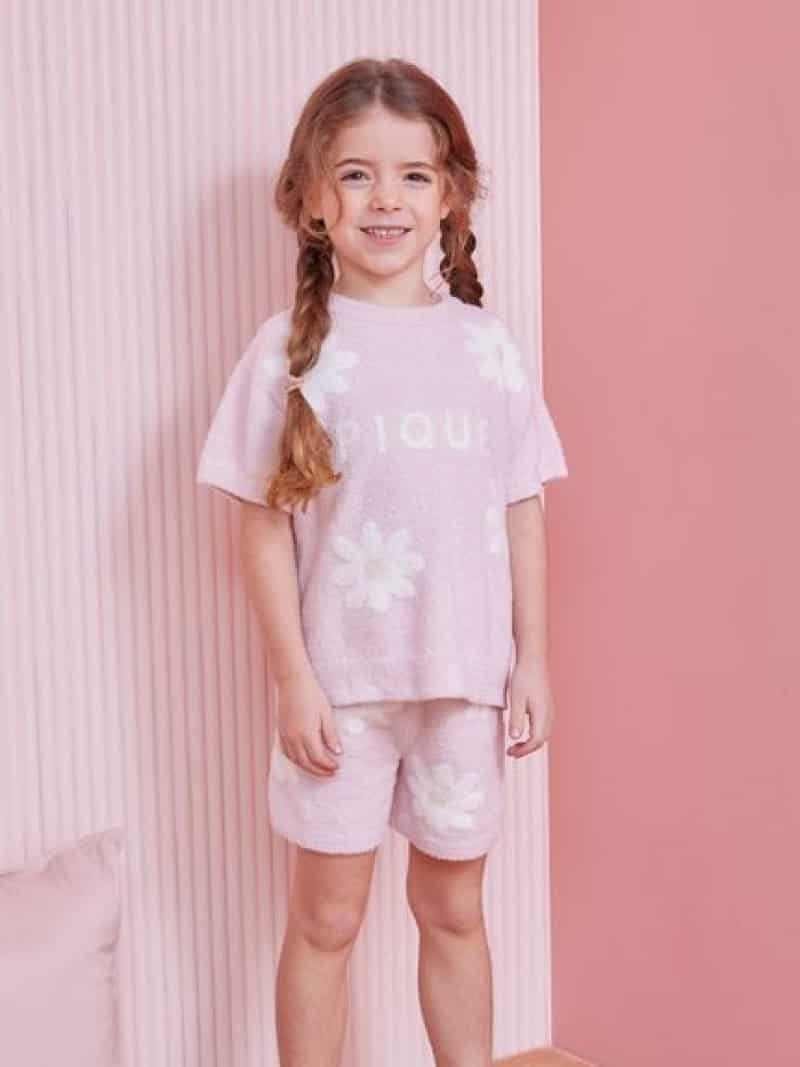 [Limited Colors Available] [KIDS] Smooth Daisy Jacquard Shorts gelato pique Gelato Pique Pants Other Pants Pink [Free Shipping] [Rakuten Fashion]