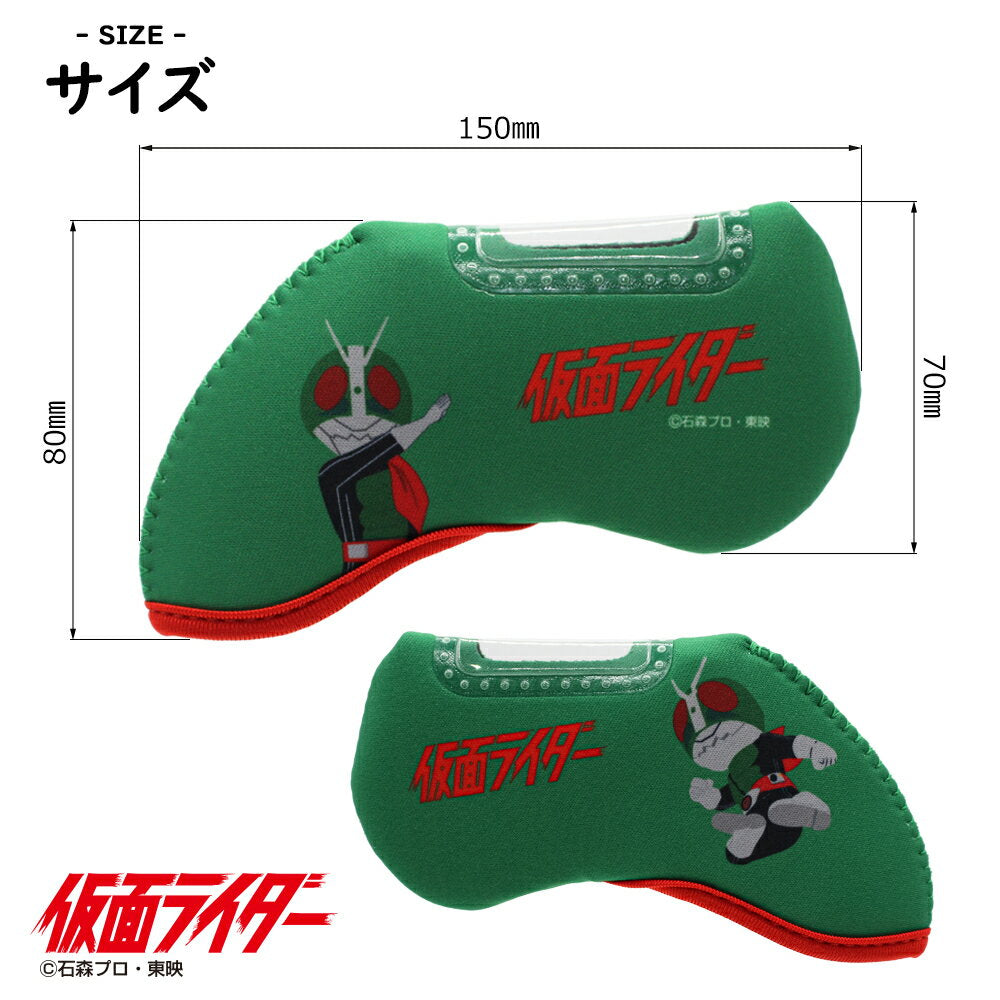 Kamen Rider/KAMEN RIDER Iron Cover for 1 Piece OHC0033 Window Iron Head Cover Kamen Rider No. 1 Hero Character Golf Equipment Gifts Golf Competition Prizes Golf Goods HTC Golf