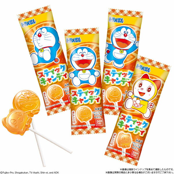 Doraemon Stick Candy 25 individual items { Candy Doraemon Candy with Stick Popular Anime Characters }{ Sweets Candy Distribution Children's Club Popular Children Festivals Events Prizes Candy Toys }