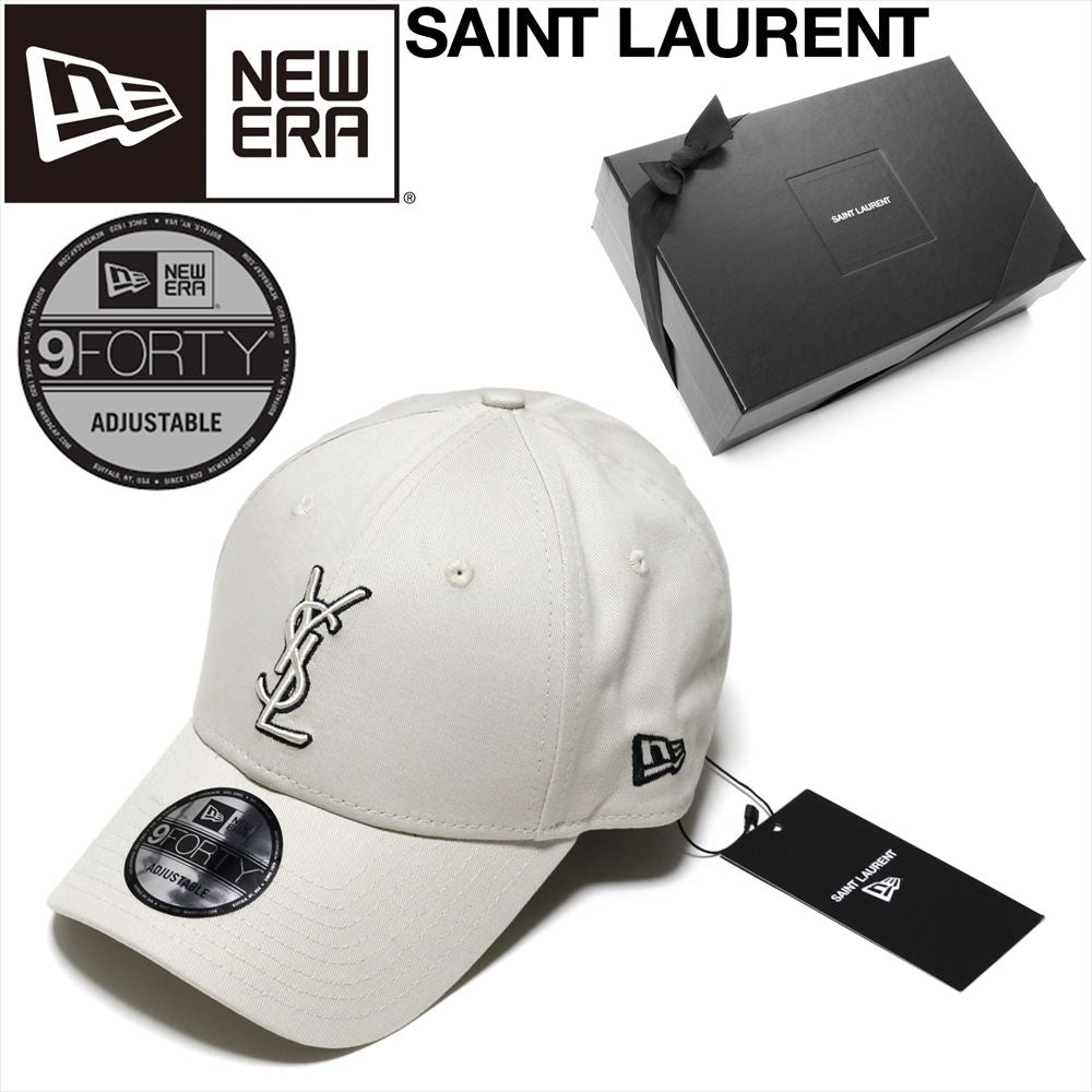 [New box included] New Era YSL MONOGRAM CAP Saint Laurent ID687687YCL369248 Monogram cap Brand cap High Brand