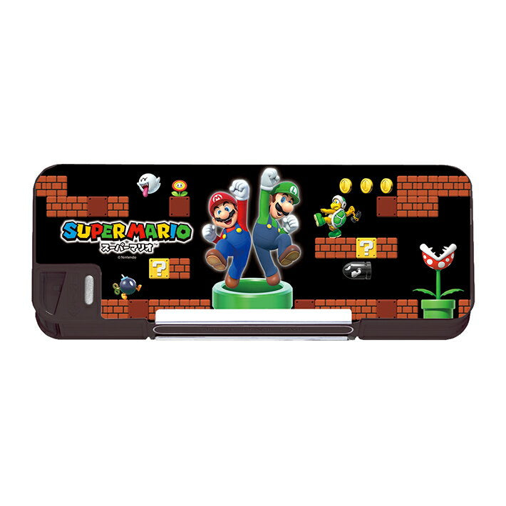 Super Mario Pencil Case Double-Sided 4902778309483 New School Stationery [M Delivery 1/2]