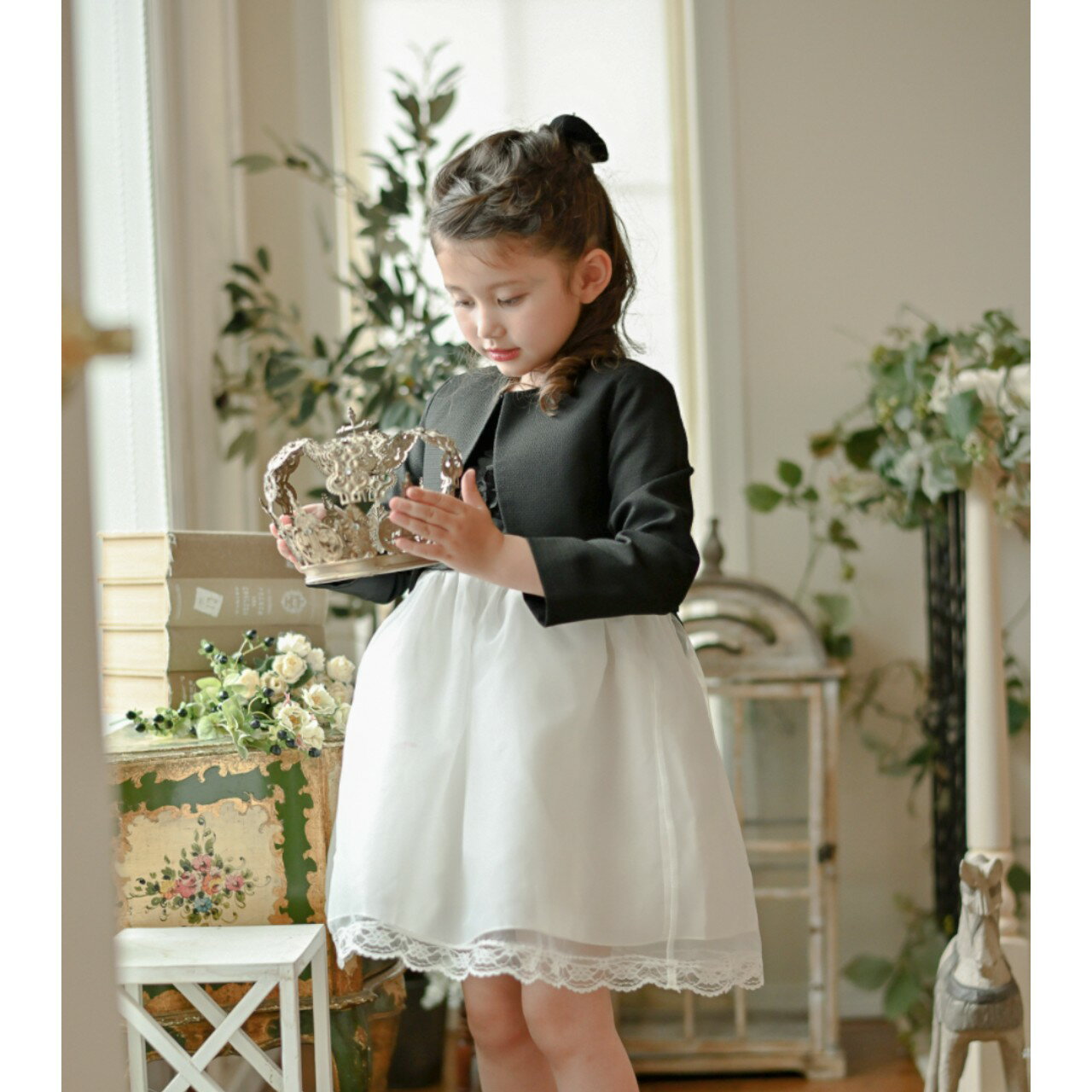 [Graduation Entrance/Epic Sale] [Free Shipping] Entrance Ceremony Girls Clothing Bolero Children Simple and Pretty Formal Bolero Entrance Ceremony Girls Kids Coordination Entrance Ceremony Wedding Shichi-Go-San Recital Children's Clothing TAK Kids Casual