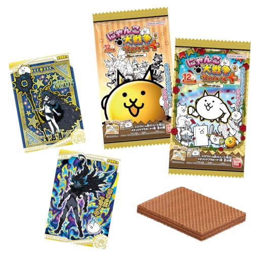 BANDAI Battle Cat Wafers + 6th to 12th birthday! ~ 20-piece box (Shokugan) Wafers