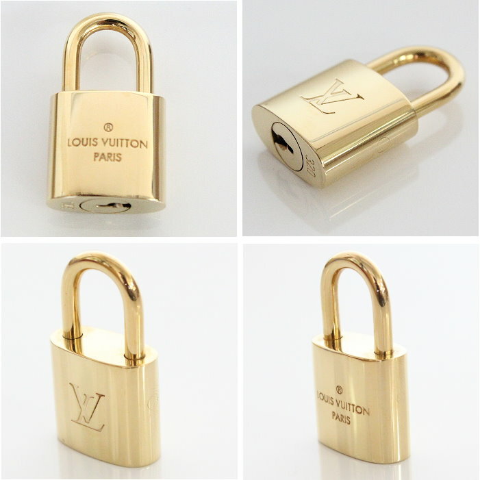 [5x entry PT] LOUIS VUITTON Louis Vuitton Padlock Gold Bright Type R10000 Louis Vuitton Key Cadena Necklace Chain Padlock Necklace Keychain Me