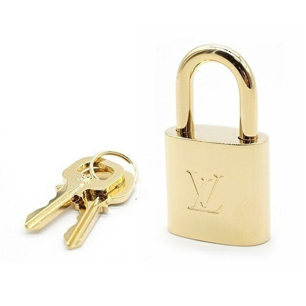 [5x entry PT] LOUIS VUITTON Louis Vuitton Padlock Gold Bright Type R10000 Louis Vuitton Key Cadena Necklace Chain Padlock Necklace Keychain Me