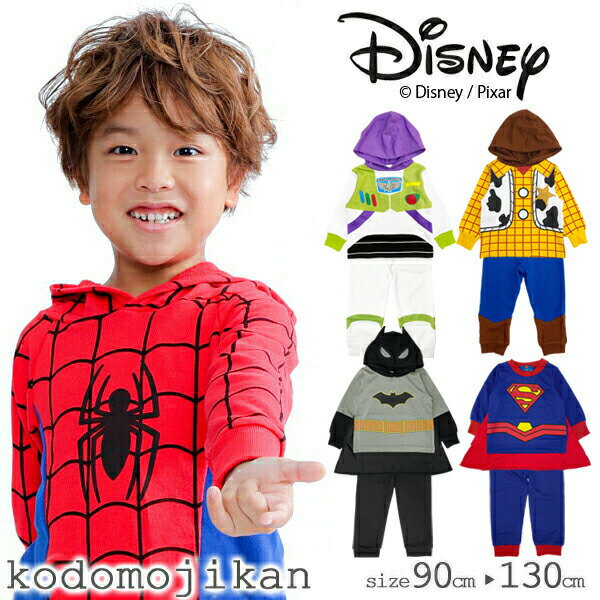 [Disney] Disney Pajamas, Trainer, Kids, Costume, Baby Present, Kids, Boys, Cosplay, Costume, Children's Clothing, Toy Story, Superman, Woody Buzz, Spider-Man, Bat