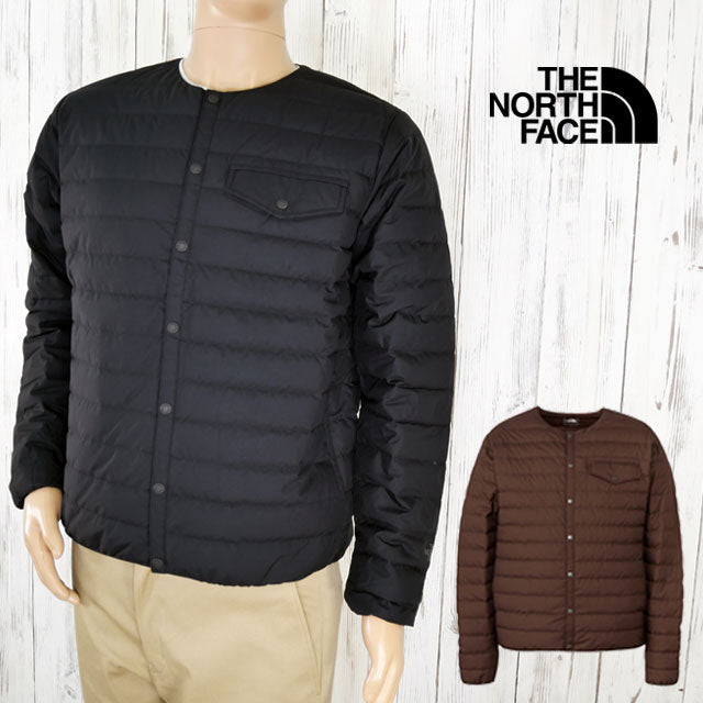 ＼Maximum 10% OFF coupon available／The North Face Outerwear Men's ND92262 Wind Stopper Zephyr Shell Cardigan Down Jacket Outdoor Down Cardigan No Collar Outerwear