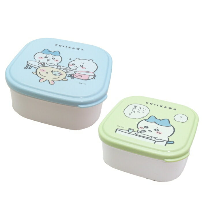 Chiikawa sticker container set of 2 (congratulations on success) Lunch box Lunch box Lunch box Lunch box Hachiware Rabbit CHIIKAWA