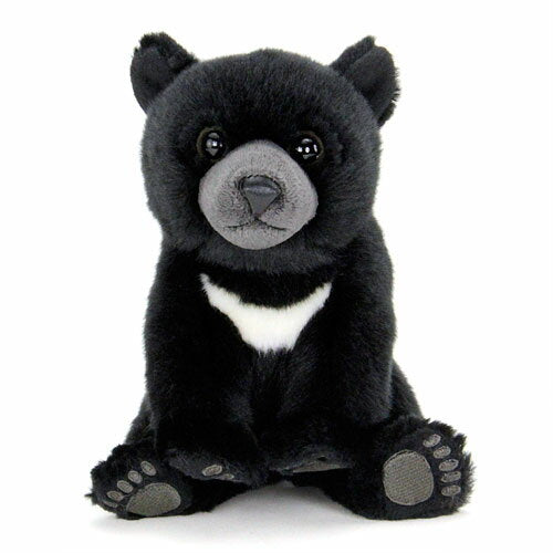 Bear Plush Black Bear Real Animal Baby | Zoo Christmas Present Birthday Christmas Present Elementary School Children Fluffy Toys Animals Real Animals Children Red Chan