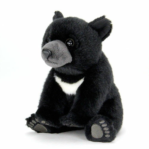 Bear Plush Black Bear Real Animal Baby | Zoo Christmas Present Birthday Christmas Present Elementary School Children Fluffy Toys Animals Real Animals Children Red Chan