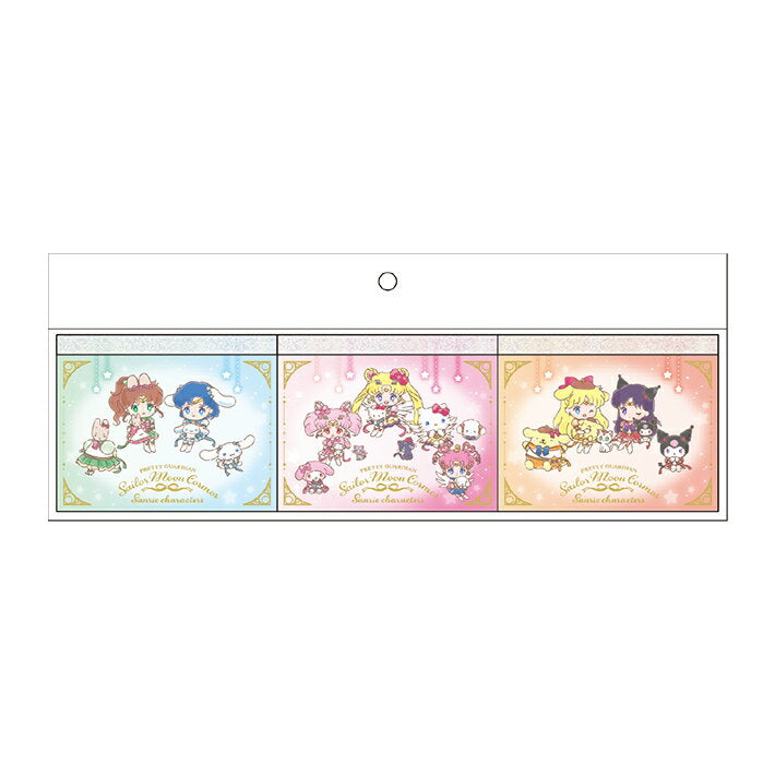 Sailor Moon x Sanrio Characters Memo Mini 3-book set A pattern 4901770730004