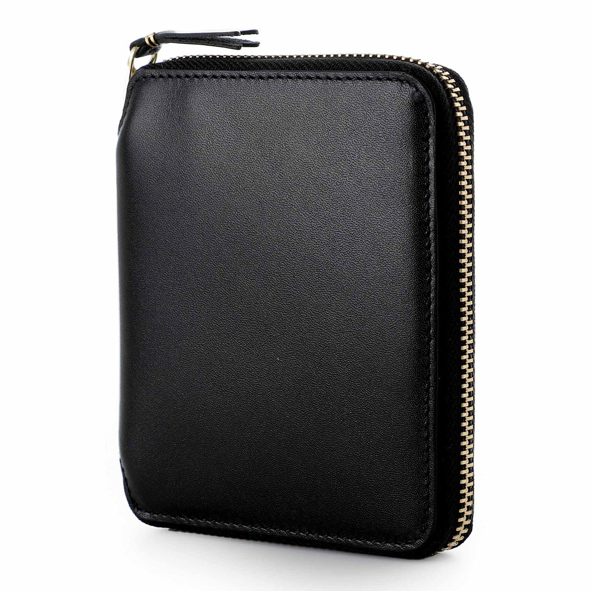 COMME des GARCONS bi-fold wallet with coin purse black men's women's sa2100 black CLASSIC LEATHER WALLET [Free return shipping] [2024AW]