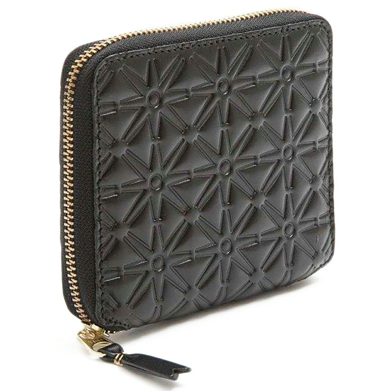 COMME des GARCONS SA210EA CLASSIC EMBOSSED Cartera plegable Cartera de marca en relieve con monedero Minicartera Hombre Mujer Unisex Clásica Sencilla