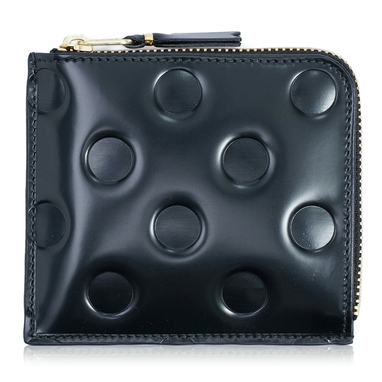 COMME des GARCONS SA3100NE L-shaped mini wallet brand dot